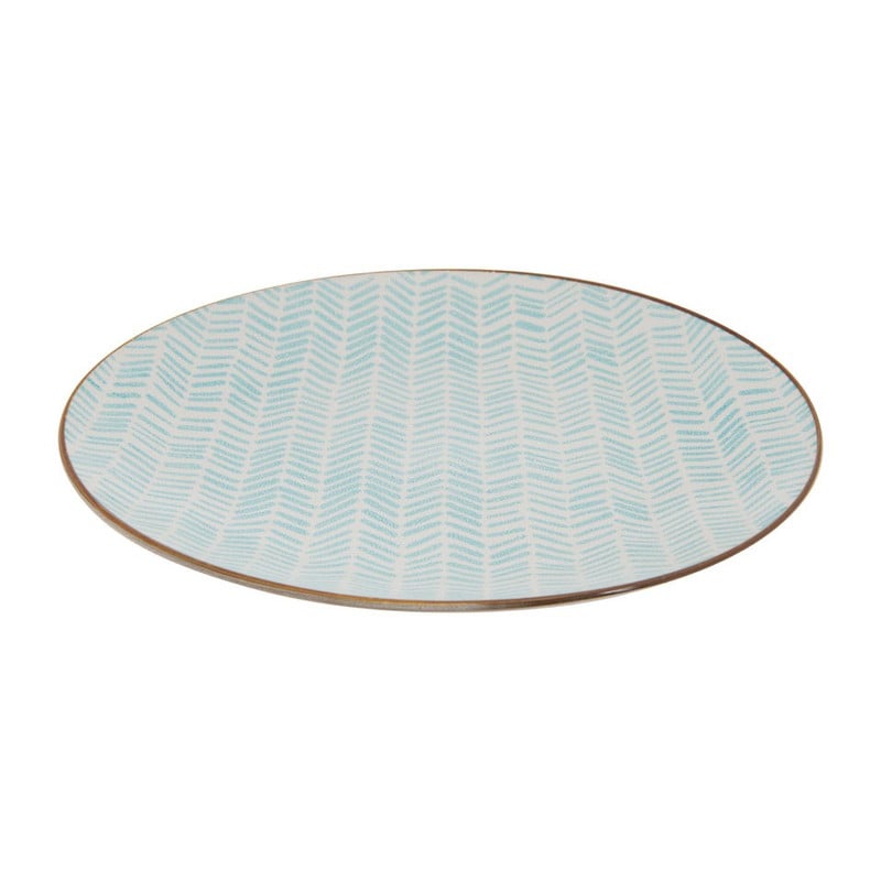 Dinerbord Yasmine - 26.5 cm - turquoise