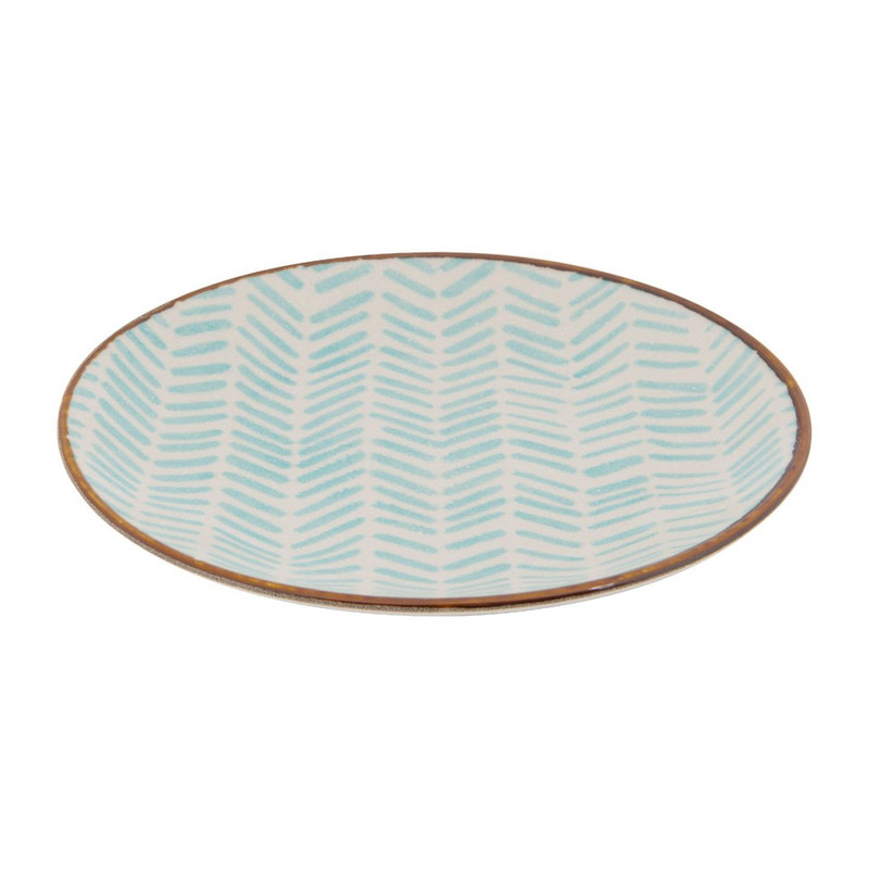 Gebaksbord Yasmine - 14.5 cm - turquoise