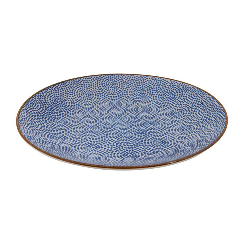 Dinerbord Yasmine - 26.5 cm - blauw