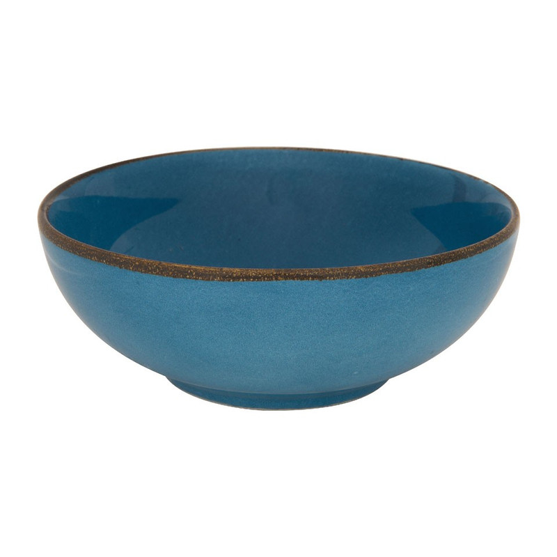 Kom colour glace - blauw - 16.5 cm