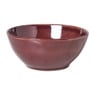 Schaal Toscane - bordeauxrood - ø17x7 cm
