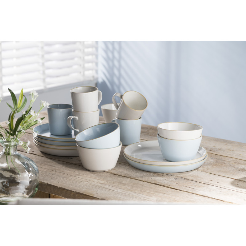 Schaal 2-tone - blauw - ø15 cm