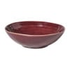 Diep bord Toscane - bordeauxrood - ø19x6 cm