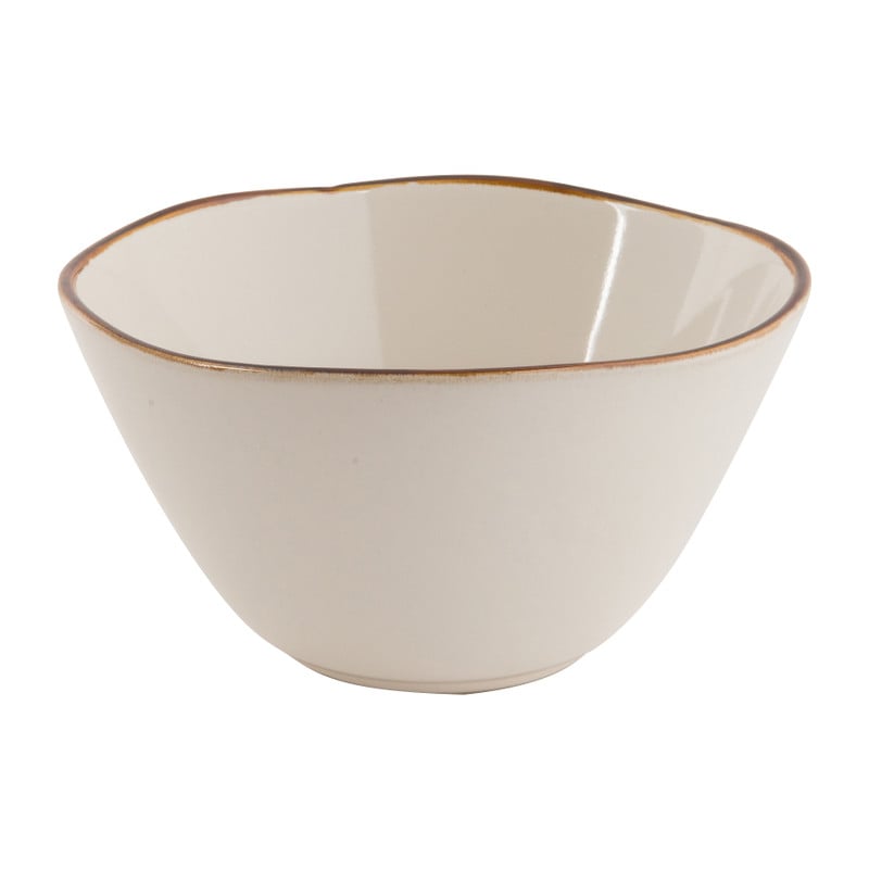 Schaal 2-tone - wit - ø15 cm