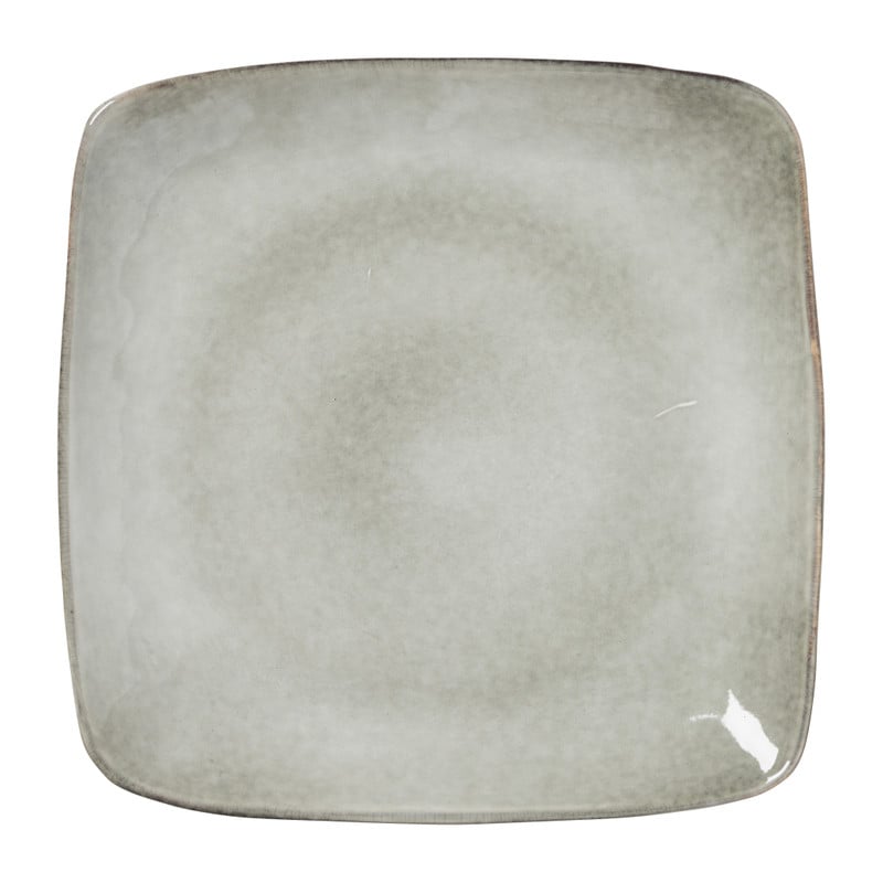 Vierkant bord Toscane - grijs - 25x25 cm