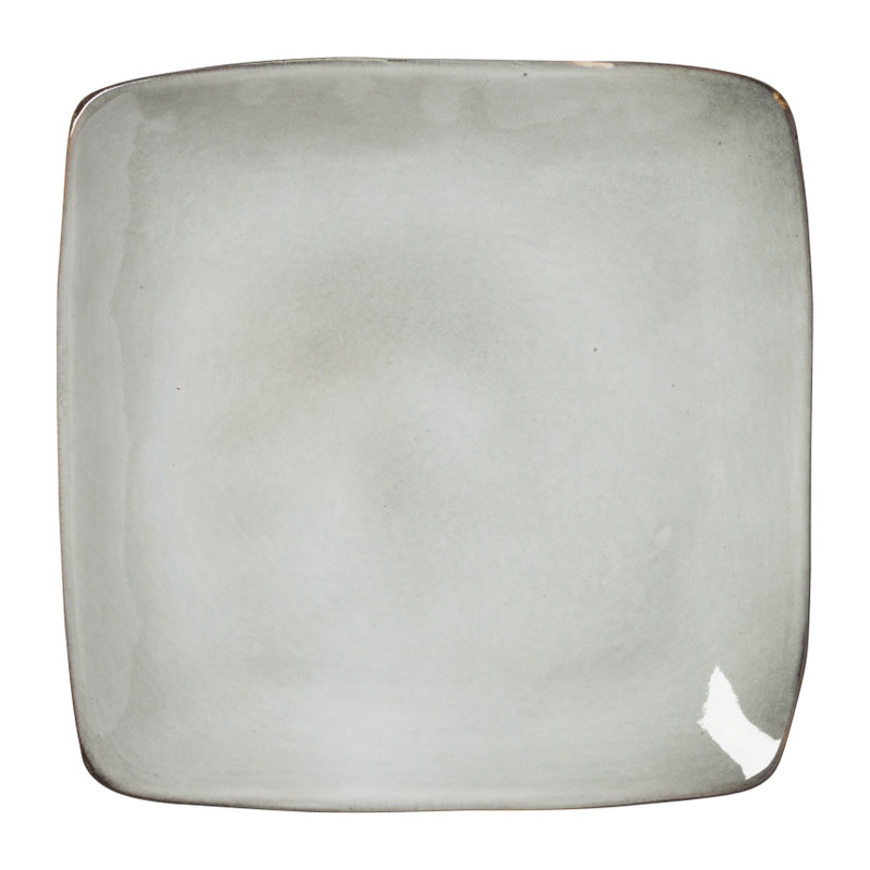 Vierkant bord Toscane - grijs - 20x20 cm 
