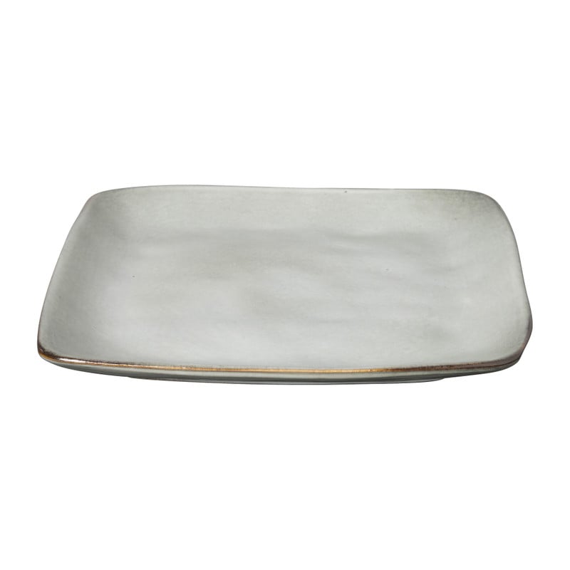 Vierkant bord Toscane - grijs - 20x20 cm 