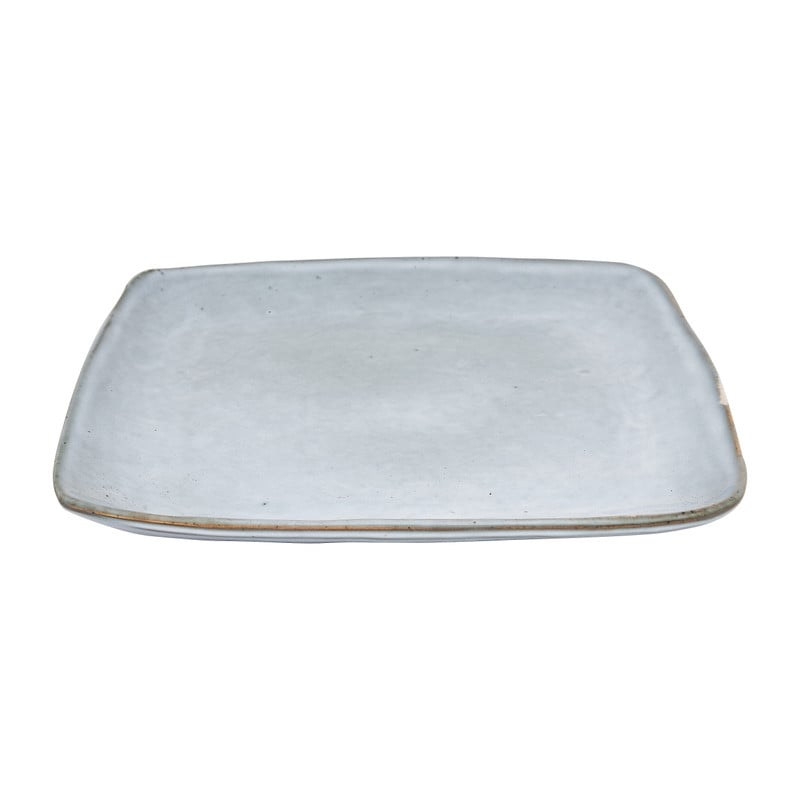 Vierkant bord Toscane - lichtblauw - 25x25 cm 