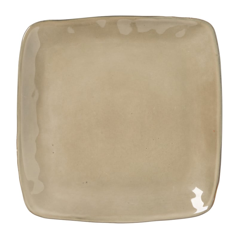 Vierkant bord Toscane - beige - 25x25 cm 
