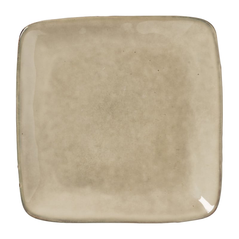 Vierkant bord Toscane - beige - 20x20 cm 