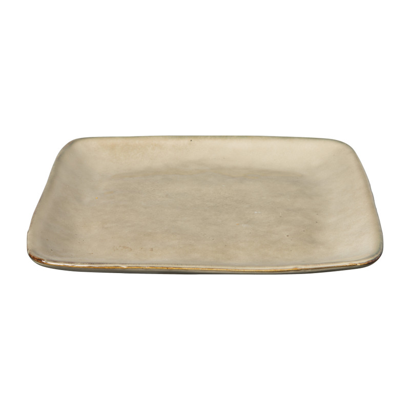 Vierkant bord Toscane - beige - 20x20 cm 