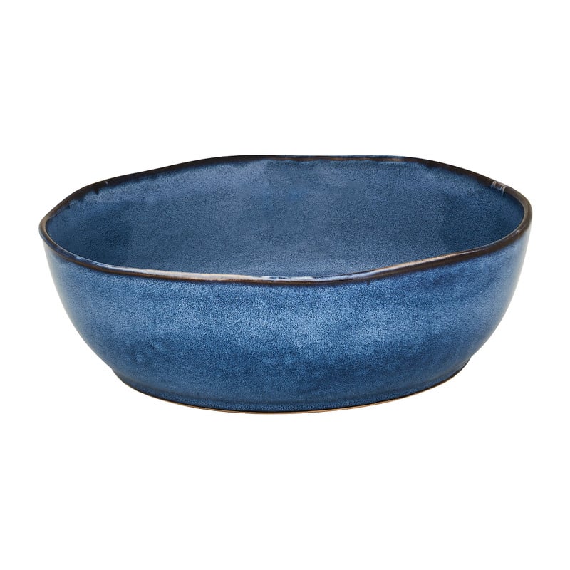 Schaal Toscane - donkerblauw - ø22.8 cm 