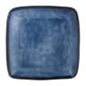 Vierkant bord Toscane - donkerblauw - 25x25 cm 
