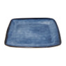 Vierkant bord Toscane - donkerblauw - 25x25 cm 