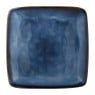 Vierkant bord Toscane - donkerblauw - 20x20 cm 