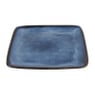 Vierkant bord Toscane - donkerblauw - 20x20 cm 