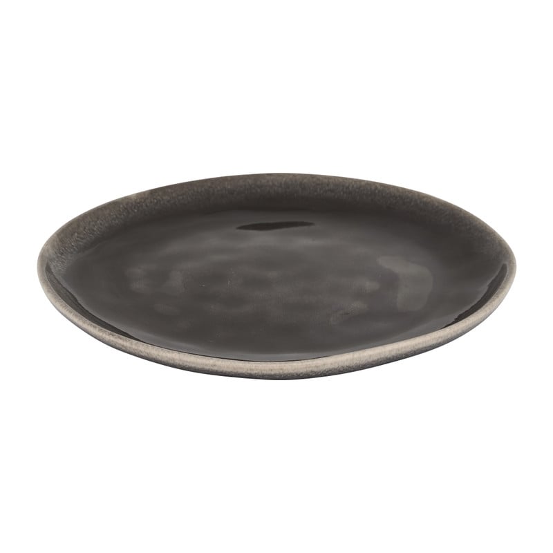 Ontbijtbord Toscane - zwart - ø20.5 cm