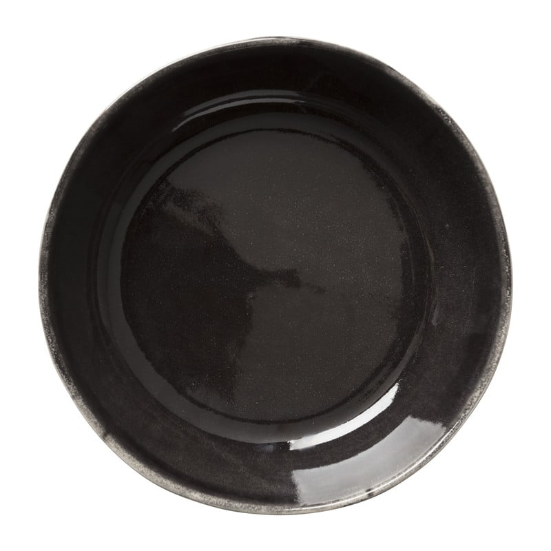 Schaal Toscane - zwart - ø22.8 cm 
