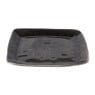 Vierkant bord Toscane - zwart - 25x25 cm 