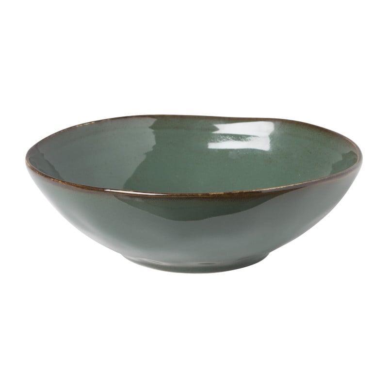 Diep bord Toscane - donkergroen - ø19 cm 