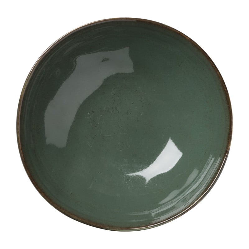 Diep bord Toscane - donkergroen - ø19 cm 