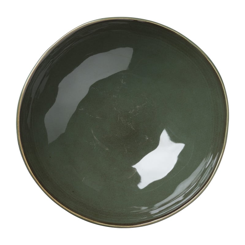 Schaal Toscane - donkergroen - ø24 cm 