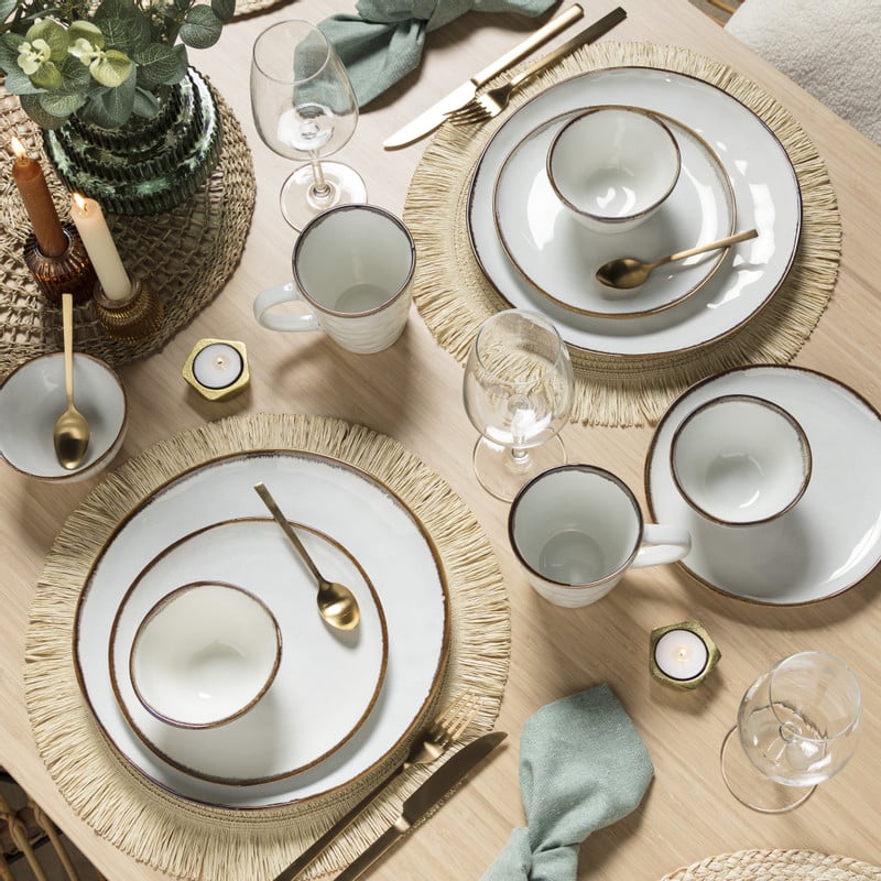 Dinerbord Toscane - wit - ø28 cm