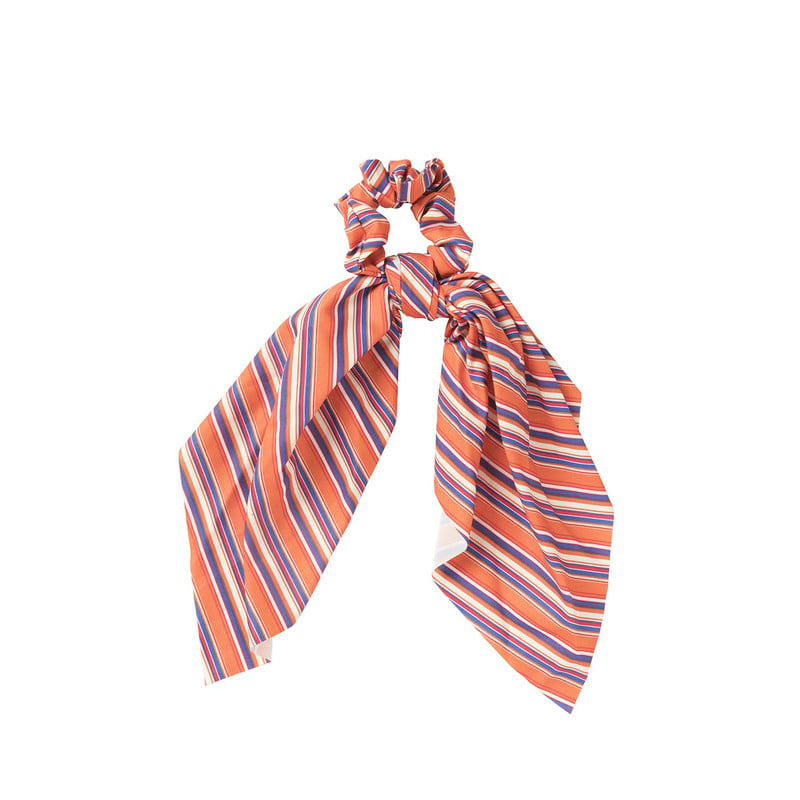 Scrunchie met strik - diverse varianten - 32x8x3 cm