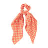 Scrunchie met strik - diverse varianten - 32x8x3 cm