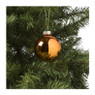Kerstbal oranje - diverse varianten - ø7 cm