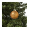 Kerstbal oranje - diverse varianten - ø7 cm
