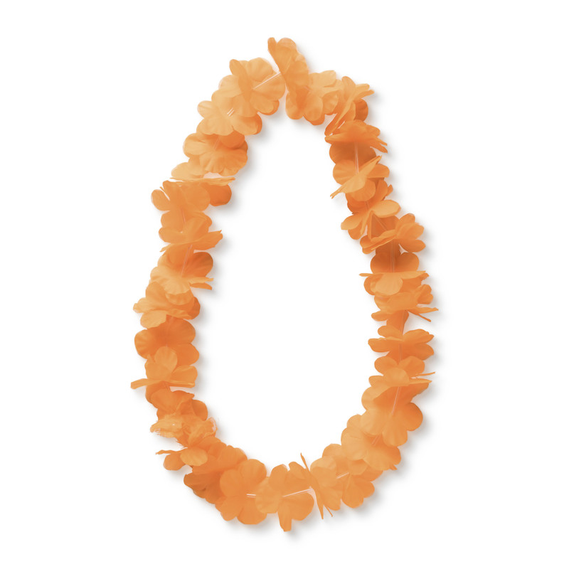 Hawaii slinger - 115 cm - oranje 