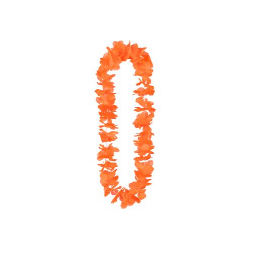 Hawaii slinger - 100 cm - oranje 