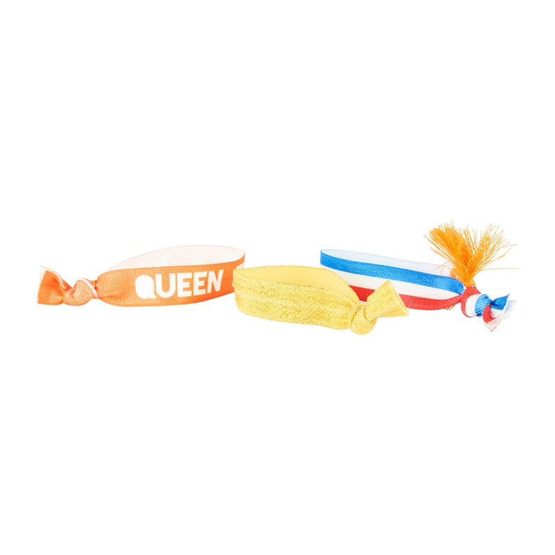 Elastiekjes arm/haarband - oranje/Holland