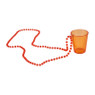Shotglas aan ketting - oranje