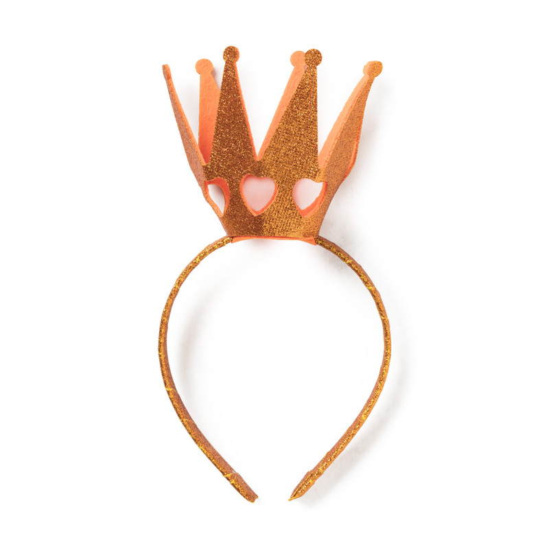 Tiara kroon - oranje