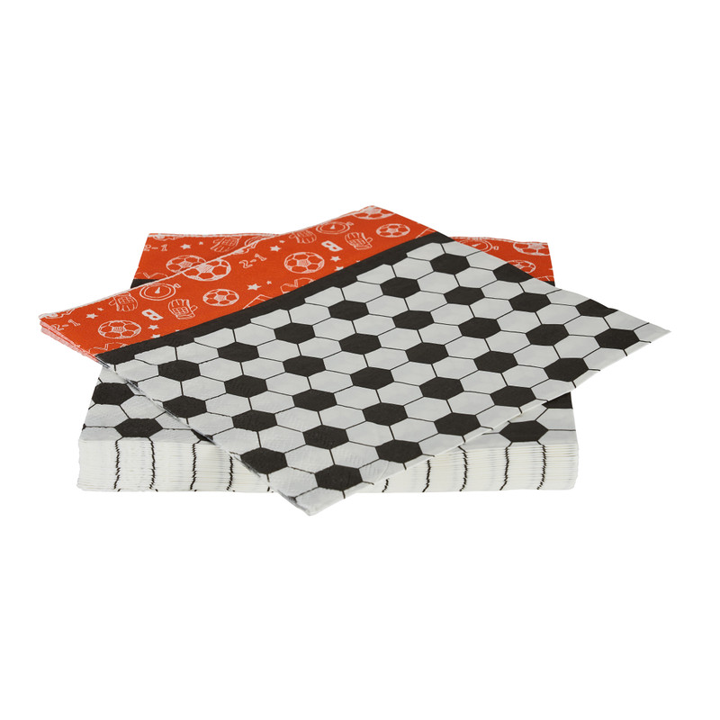 Servetten oranje - set van 20 - 33x33 cm