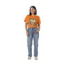 T-shirt leeuw - oranje - L/XL