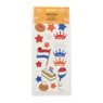 Plak tattoo's - oranje/rood/wit/blauw - set van 16