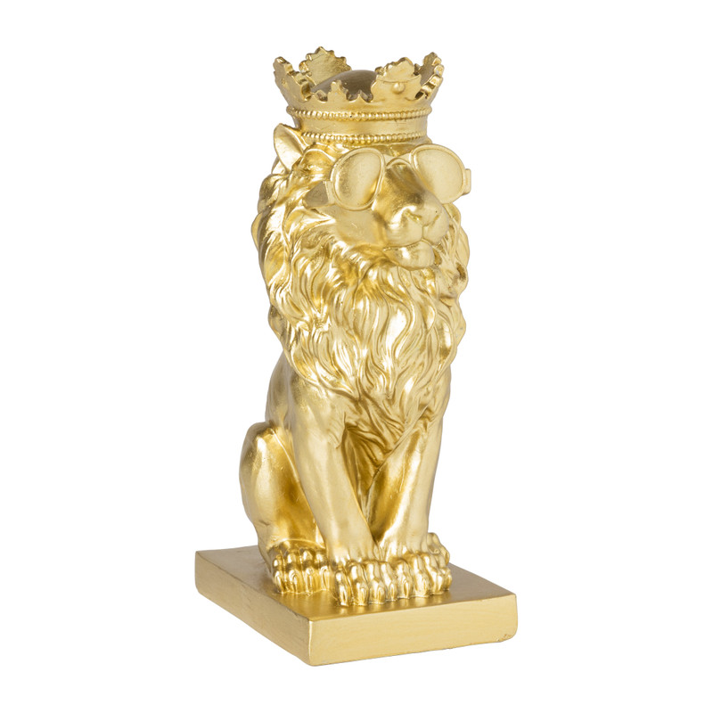 Leeuw beeld - goud