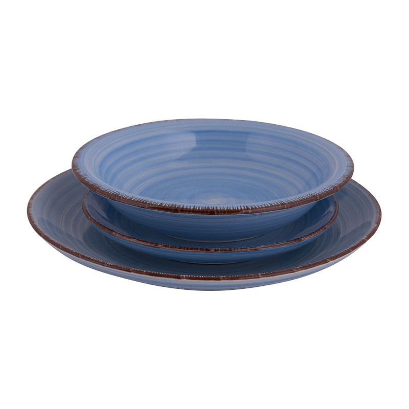 Serviesset blue - 18-delig - 6 persoons