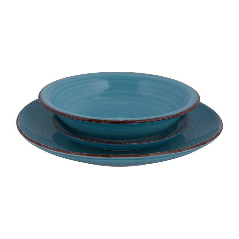 Serviesset blue - 18-delig - 6 persoons