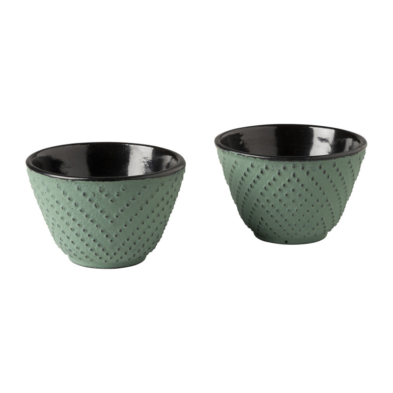 Theekopjes Yuka - set van 2 - groen
