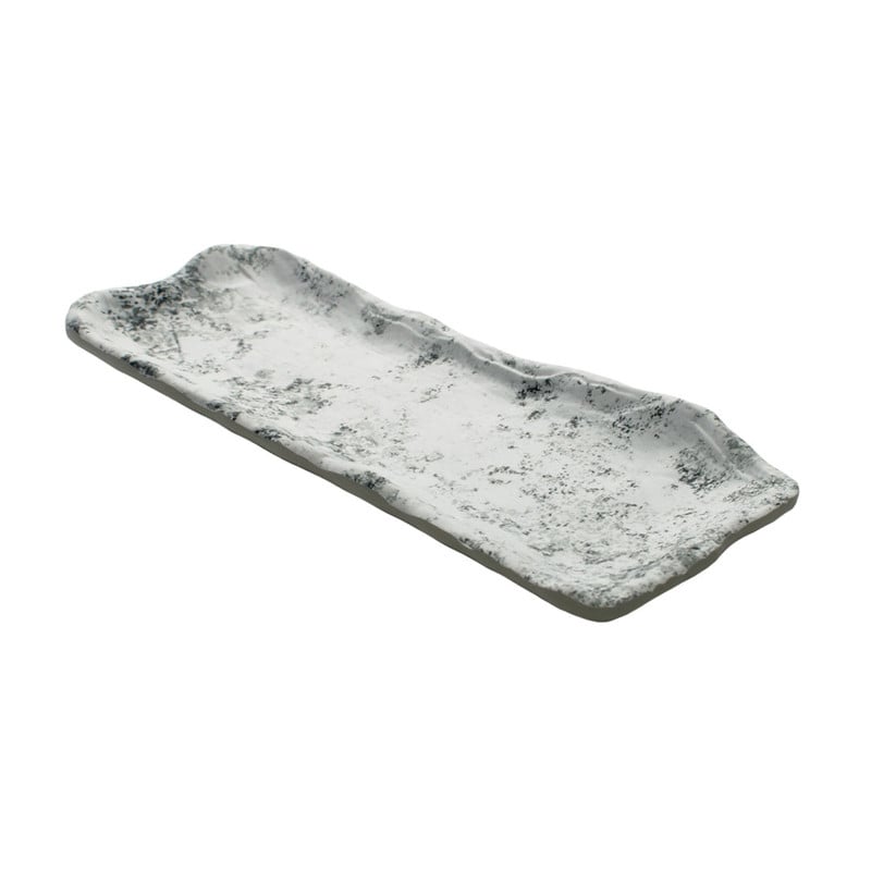 Schaal - kiezel - 27x11 cm