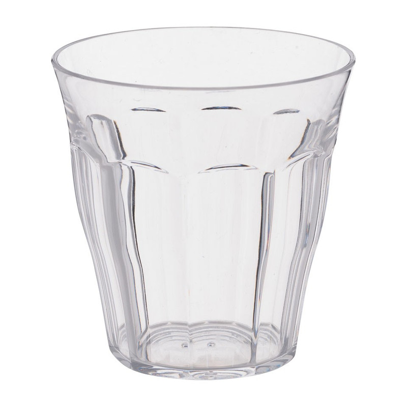 Beker met facetten - 17. 5 cl - helder