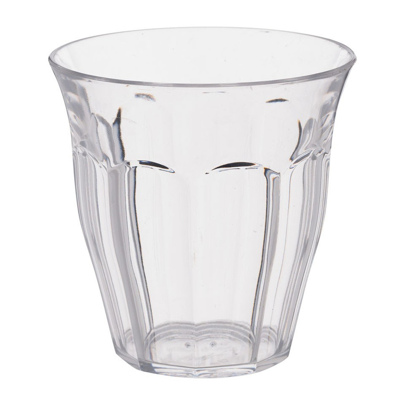 Beker met facetten - 22. 5 cl - helder