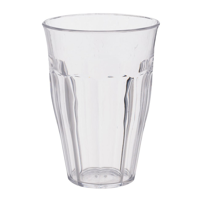 Beker met facetten - 35 cl - helder (oud)
