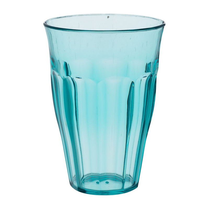 Beker met facetten - 35 cl - blauw
