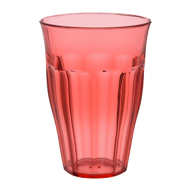 Beker met facetten - 35 cl - roze