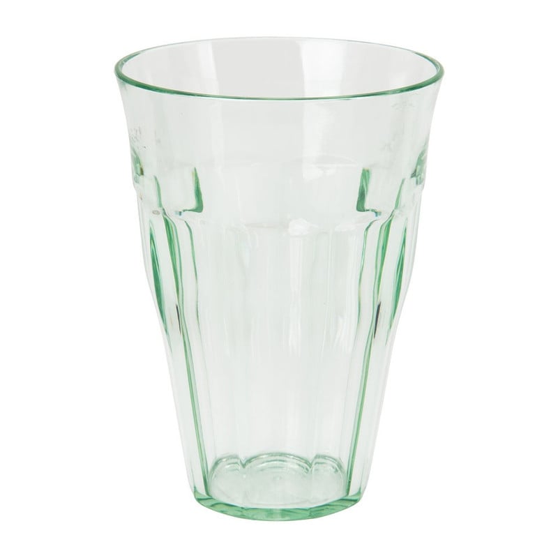 Beker met facetten - 35 cl - groen